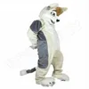 Abito da festival Fursuit Wolf Brown Mascot Costumes Carnival Hallowen Gifts Unisex Adults Fancy Party Games Outfit Holiday Celebration Cartoon Character Outfits