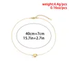 Pendant Necklaces Ingemark Kpop Fashion Dainty Bean Necklace Choker Titanium Steel Charm Women Neck Chain For Girl Jewelry Gifts
