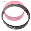 Lychee Trendy 2st Silicone His Beauty Her Beast Par Armband Unisex Black Pink Color Bangles smycken för män Kvinnor Bangle