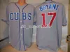 Benutzerdefiniertes KRIS BRYANT Baseball-Trikot mit cooler Basis, GRAU, neuer Stich, beliebiger Name, Nummer, Herren, Damen, Jugend, Baseball-Trikot