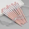 Makeup Brushes Fashion Beauty Cosmetic Nude Pink Fb Powder Blusher Lightlighter Brushadow Mélange de mèches de nez LIP8512300