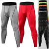 Fashion Sweatpants Mens Fitnessbyxor Running Träning Andas Snabbtorkande byxor Män Elastiska Tights