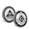 Present Masonic Working Tools Sign Souvenir Coin Series Frimasons Tillbehör Acceptera Custom Challenge Coin CX