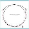 Sieraden Sets SieradenNatuurlijke Shell Ketting en Armband Set voor Dames Choker Verstelbare Hawaiiaanse Beach Cowrie Seashell Oorbellen Drop Deliv