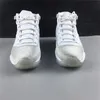 Air 11 Metallic Silver AR0715-100 11s XI Weiß Damen Herren Sportschuhe Casual Sneakers Beste Qualität Trainer Kicks mit Originalverpackung