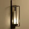 New Chinese Style Wall Lamp Bedside Bedroom Living Room Modern Minimalist Light Luxury TV Background Glass Walls Lamps Classic