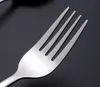 Roestvrijstalen flatware set draagbare bestek set voor reispicknick diner