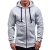 Männer Hoodies Sweatshirts 2021 Marke Mantel Crewneck Solide Zip Up Hoodie Männliche Trainingsanzug Mode Jacke Männer Kleidung Oberbekleidung