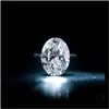 Gemstones JewelryStyle Oval D Color Asscher Cut Loose Synthetic Moissanite Diamond for Jewelry Making Ring High DFF0512 Drop Delivery 2021 0p