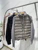 panelled puffer jacket