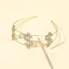 fashion letter dollar signCoin rhinestone accessory Headband on the head Hair band tiara for women jewelry clip hair6418919