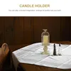 テーブルオフィスのためのキャンドルホルダーダイニングルームのレストランモダンなシンプルなウェディングホルダーギフト家の装飾ベッドルームアイアンアートカフェローデクスティック
