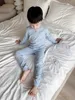 Herbst 100% Baumwolle Kinder Pyjamas Kinder Mädchen Jungen Lange Slevse Hemd + Hose Weiche Schlaf 2 teil/sätze Baby Nachtwäsche Kleidung