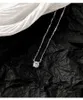 Colar de prata único zircão pingente colares para mulheres verão moda jóias gargantilha