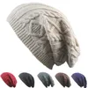 Inverno baggy slouchy beanie chapéu chapéu de lã malha quente tampa para homens mulheres hip hop casual moda pulôver tampões