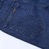 TIGER CASTLE Taille Haute 100% Coton Hommes Classique Jeans Baggy Marque Mâle Droite Denim Pantalon Printemps Hiver Épais Jeans Hommes 210331