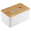 Tissue Boxes & Napkins Plastic Box Brand Modern Wooden Cover Paper With Oak Home Car Holder Case Organizer