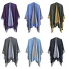 Kobiety Okłady Pure Color Slit Szal Klimatyzacja Klimatyzacja Pashmina Cloak Wiosna Jesień Moda Szaliki 8 Kolory 2361 Y2