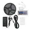 2021 nuovo kit luci 5050 strisce led RGB IP65 impermeabile 300 LED + telecomando 44 tasti + alimentatore 12V 5A con regalo