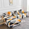 Geometryczna elastyczna sofa pokrywa stretch kanapa do salonu fotel Loseseat Segmental L-kształt Meble Protector 211116