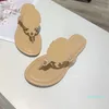 2022 женские сандалии, полые логотипы логотип плоские тапочки сандалия усеянные девушки обувь на orivel