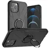 Anti-Drop Case Phone Case Pierścień Klamra Anti-Fall Shell Invisible dla iPhone 13 12 Pro Max 11 XS XR X Magnetyczna pokrywa