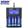 XTAR VC2 VC4 VC2S VC4S VC8 LCD Şarj Cihazı 14650 18350 18490 18500 18700 26650 22650 20700 21700 18650 Pil