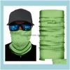 お祝いのパーティー用品ホームガーデンマジックスカーフバンダナソリッドデザイナーフェイスマスク多機能ヘッドスカーフ通気性汗吸収マスク