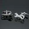 Fashion French men's shirt metal brass Sports Equipment Golf hammer Wrench Enamel cufflinks Casual Business suit Shirt Cuff links jewelry