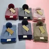 Moda Kış Örme Çocuk Kapaklar ve Atkılar Set Şerit Örgü Beanies Topu Bebek Yumuşak Eşarp Ile Etiketler Toptan