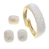 Yulaili Women's Fashion Big Style Bracelet Jewelry Set Factory Direct Sales Ladies Wholesale 18K Italian Gold Jewellery Sets B0084