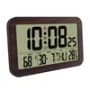 Timers Commercial Digital Wall Clock With 8 Languages Optional Temperature & Humidity Meter Dual Alarm Home Office Use