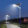 1000 Watt LED-Solarleuchte für den Außenbereich, angetriebene Sonnenlicht-Straßenlaterne für Gartendekoration. Die Sonne lädt auf