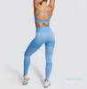 Yoga Leggings Bra Sets Hoge Taille Negen Legging Gym Kleding Women Workout Fitness Set Training Running Sports Tank Toppers Panty