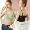 witte kant bandeau top