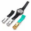 Mens rubber accessories buckle for Rolex Ditong take water ghost silicone strap 20mm waterproof bracelet watch band