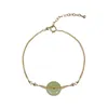 14k 14 k Jewelry Real Gold Jadde Gemstone Bracelet for Women Charm Bracelets Bangles Fine Accessories Gifts3301126