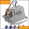 Auto -stoel ERS Leveringen Home Gardencat Backpack Messenger Adempet Cat Carrier Bag Tas Appd Transport voor kleine hondenkatten Dr.