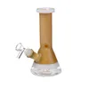 7.8inch mini Glass Bong Water Hookah Smoking Pipe 18.8mm female joint Dab Rig with bowl can put the logo