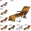 Beach Chair Cover Leopard Printed Recliner Set Microfiber Quick Drying Pool Towel Bath Towels With Bag 16 Designs Optional BT1136