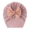 Children's three-dimensional baby hat newborn girl photography props spring and autumn turban baby props big bow GC482