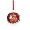 Décorations Festive Party Supplies Home Gardentransparent Plastic Christmas Ball Hanging Pendentif Oranment Hollow Balls And Sublimation Bla