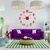 Horloges murales bricolage horloge Design moderne autocollant décor à la maison suspendu silencieux acrylique grand décoratif salon cuisine