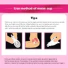 Foldable 월경 컵 재사용 할 수있는 레이디 컵 콜렉터 월경 100 % 의료 학년 실리콘을위한 여성 위생