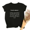 Ryska Alfabetet Skriv ut T-shirt Kvinnlig T-shirt Inskriptioner Ryssland harajuku Estetiska 90-talet Kvinnor Sommar Streetwear Toppar Tees