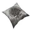 Almofada / travesseiro decorativo Valknut e árvore da vida yggdrasil lance caso vikings almofada para casa sofá cadeira decorativa abraço travesseiro