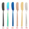 7 Colors 304 Stainless Steel Dining knife Cheese Dessert Jam Spreader Cream Knives Western Cutlery Baby Feeding Tool T500838