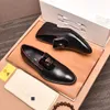 2021 Brand Uomo Genuine Pelle Pelle Business Casual Scarpe Casual Dimensioni Adatto comodo Fashion Luxury Men Shoes Flat Shoes Italy Office Mocassini