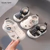 Sandali Born Toddler Shoes Baby Boy Girl Primi camminatori Casual Beach Sport Suola morbida Bambini Infant Summer White