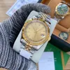 High quality 36mm fashion mens watches date Mechanical automatic sweep Sapphire Ladies dress watch Stainless steel bracelet waterproof Wristwatch box Casualbag